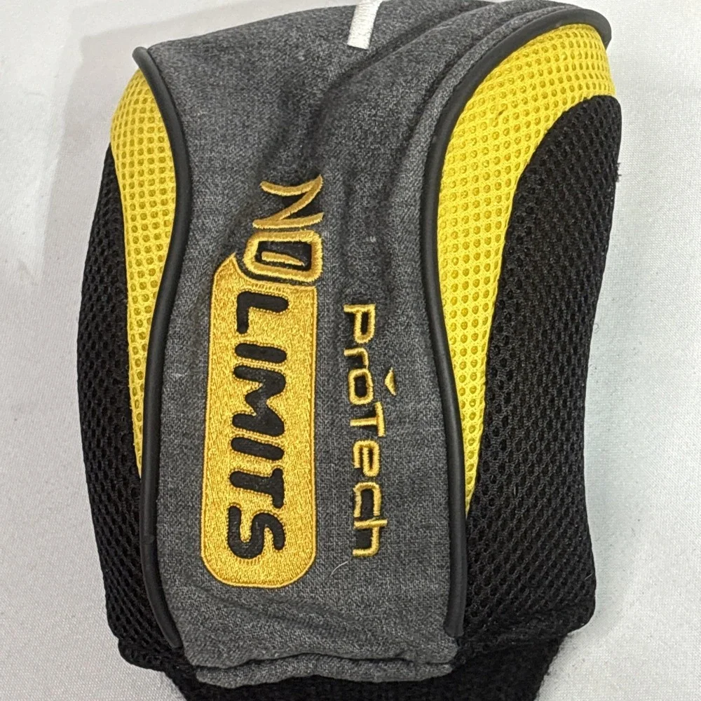 No Limits Protect Golf Club Cover Black‎ Yellow Knit Sick Style Club Protector